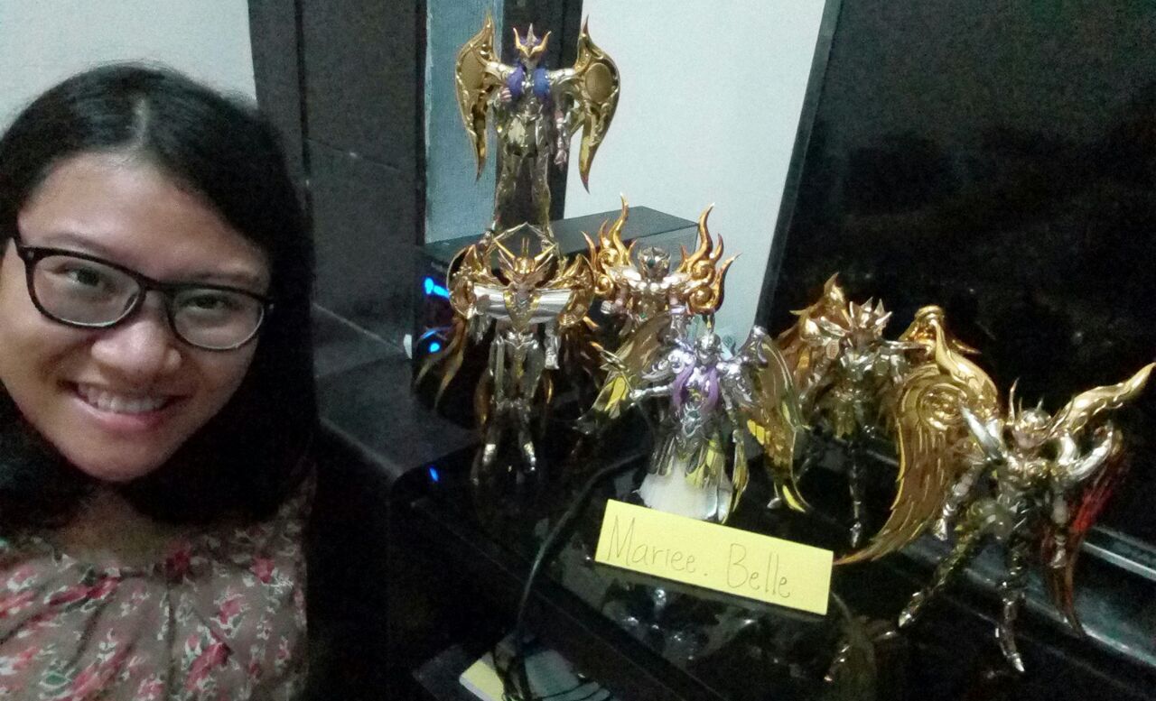 Selfie bersama Action Figure SCM Gold Saint, Saint Seiya Lini Athena #BestCollection