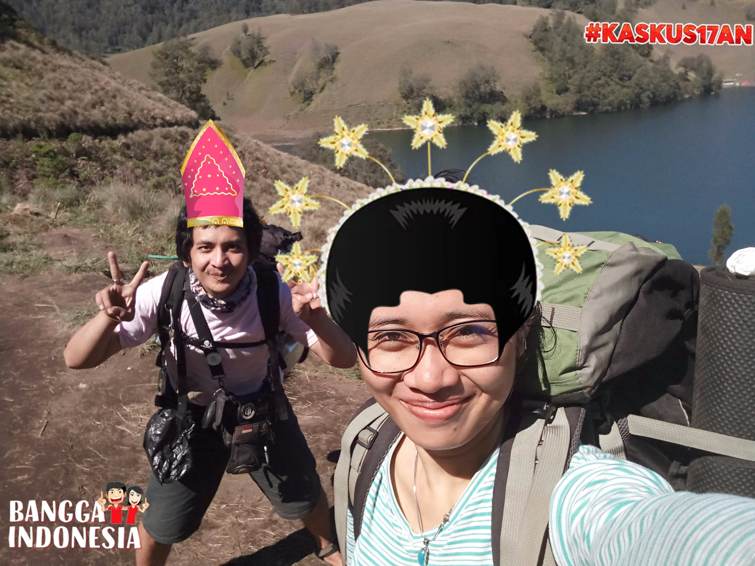 walau kita berbeda suku bangsa, tapi kita disatukan oleh cinta.... cinta Indonesia