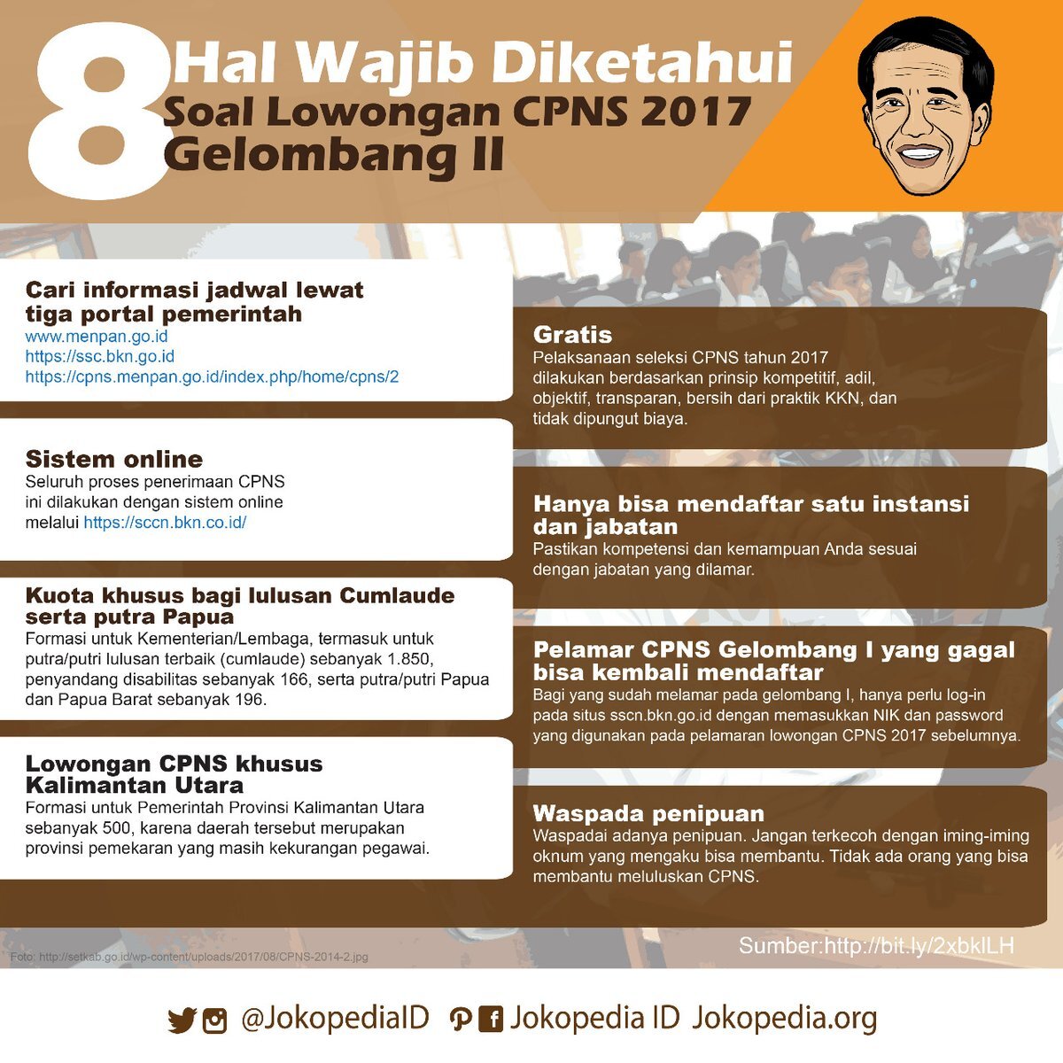 8 Hal Yang Mesti Diketahui soal lowongan CPNS 2017 Semoga bermanfaat