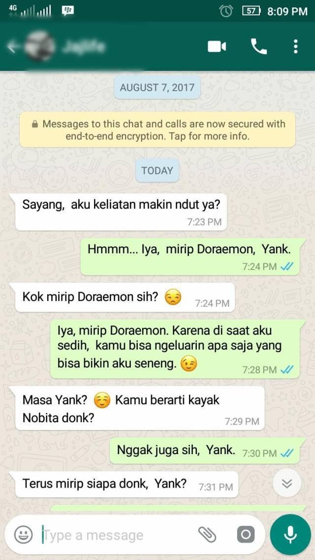 Dahsyatnya Kalo Cewek Udah Ngegombal, Gan