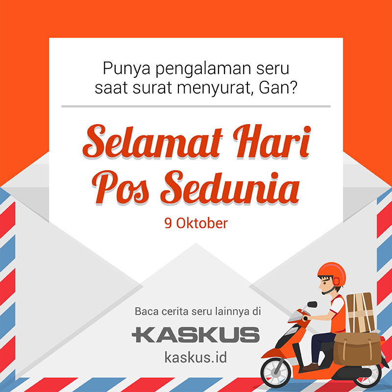 Selamat Hari Pos Sedunia!