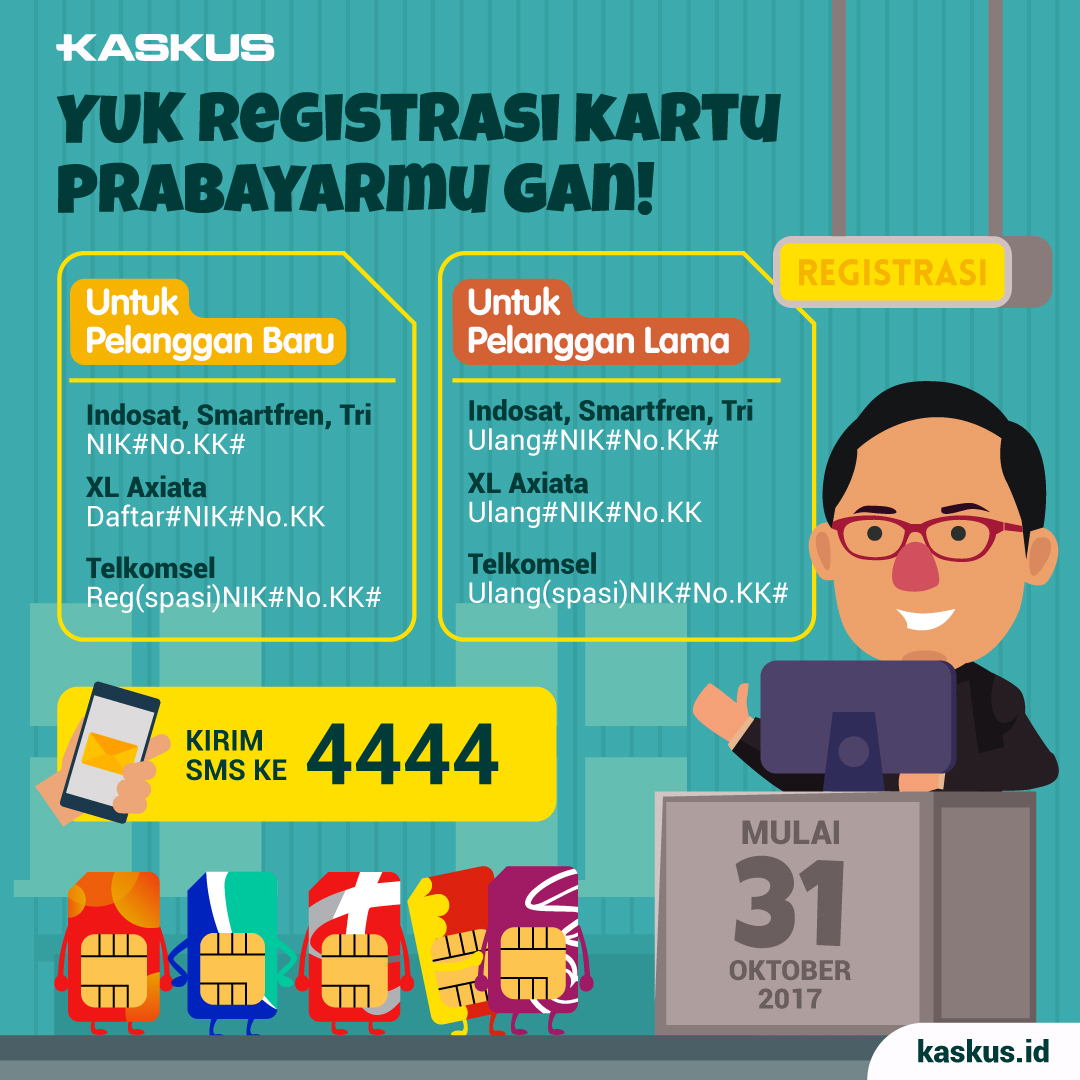 Yuk Registrasi Kartu Prabayarmu Gan!