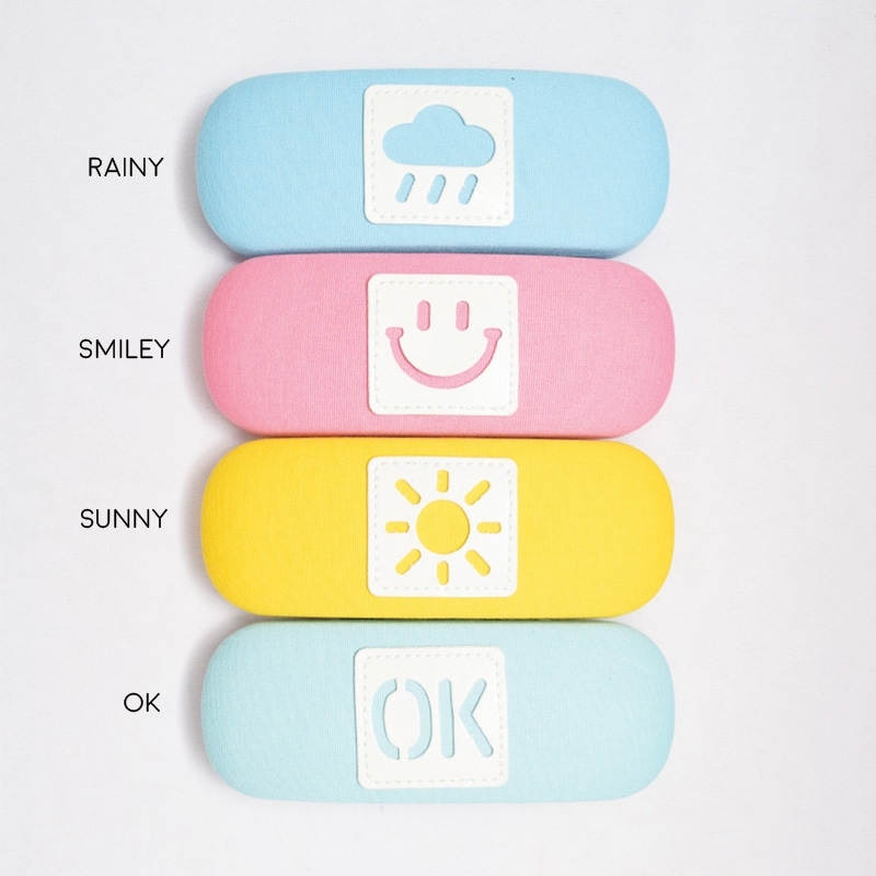 Good Mood Canvas Glasses Case