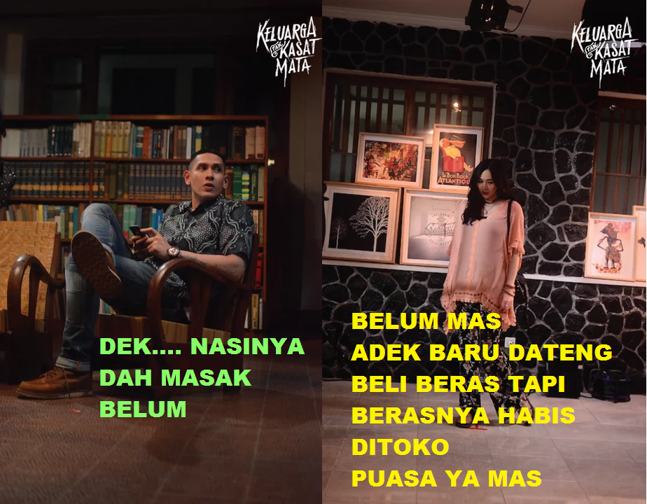 Gini kalau beras lagi habis