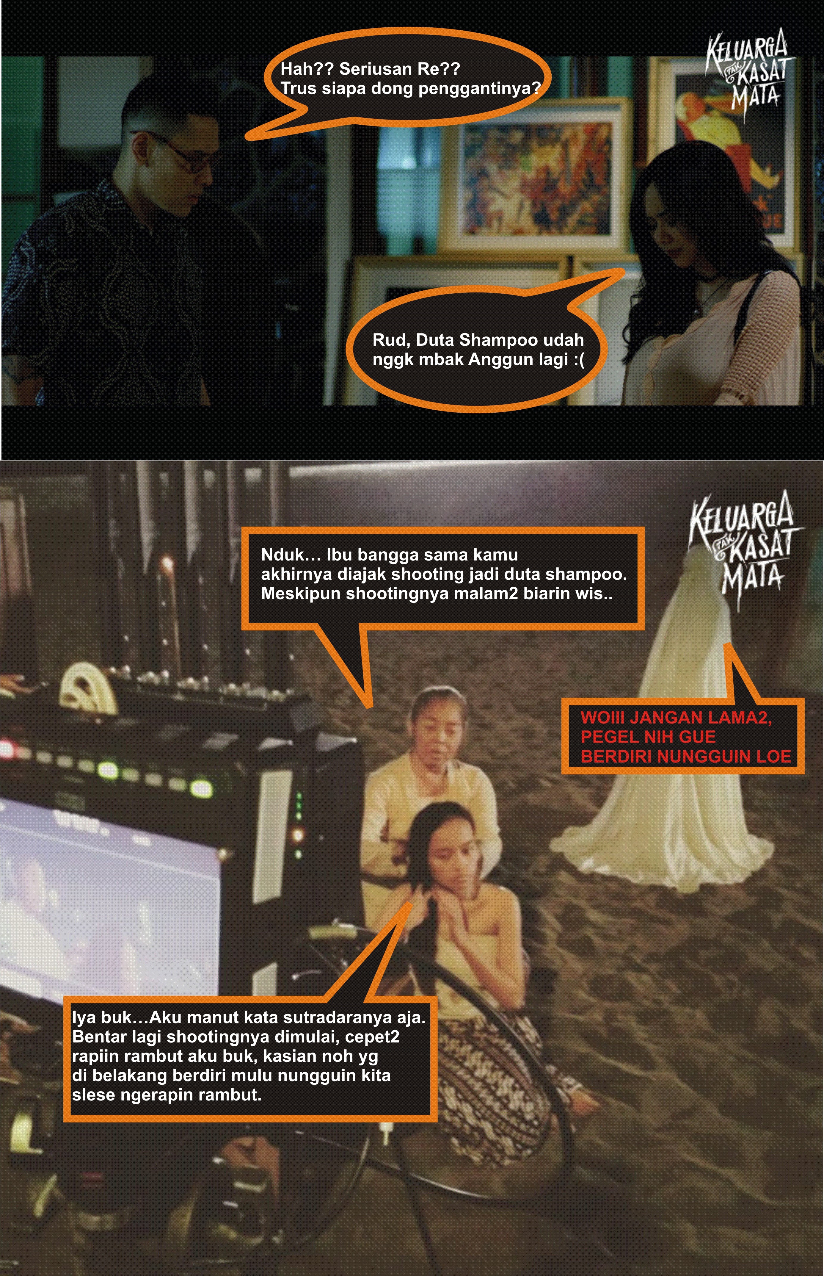 shooting malem iklan shampoo