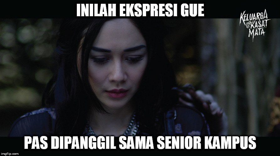 udah pura2 gak liat, jalan di cepet2 in masih aja kena elahhh #keluargatakkasatmata