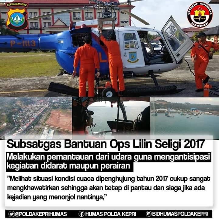Patroli Udara Polda Kepri