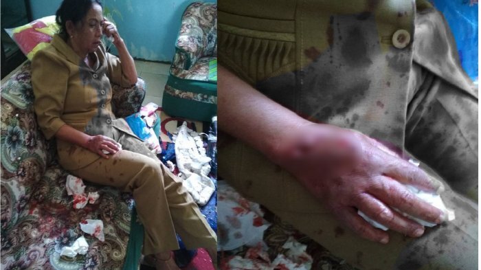 Heboh!! Kepala Sekolah Di Pukulin Oleh Wali Siswa di Sulawesi Utara