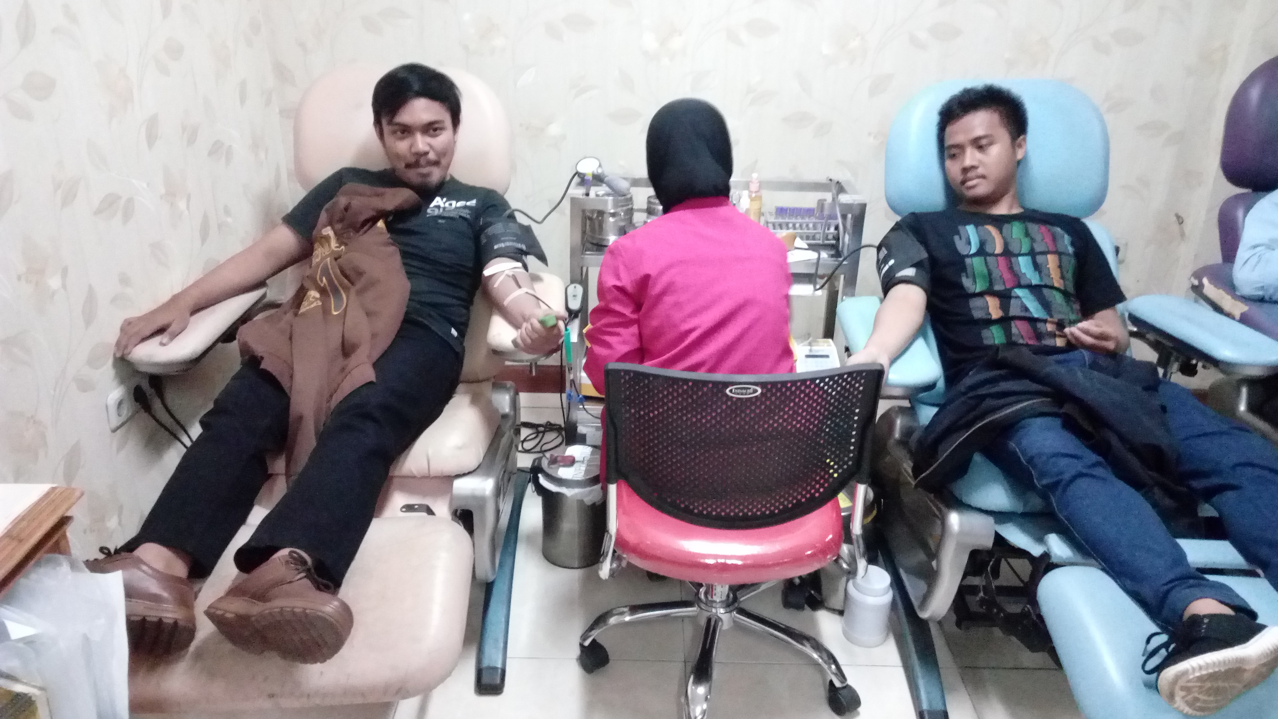 Raut wajah saat akan donor darah
