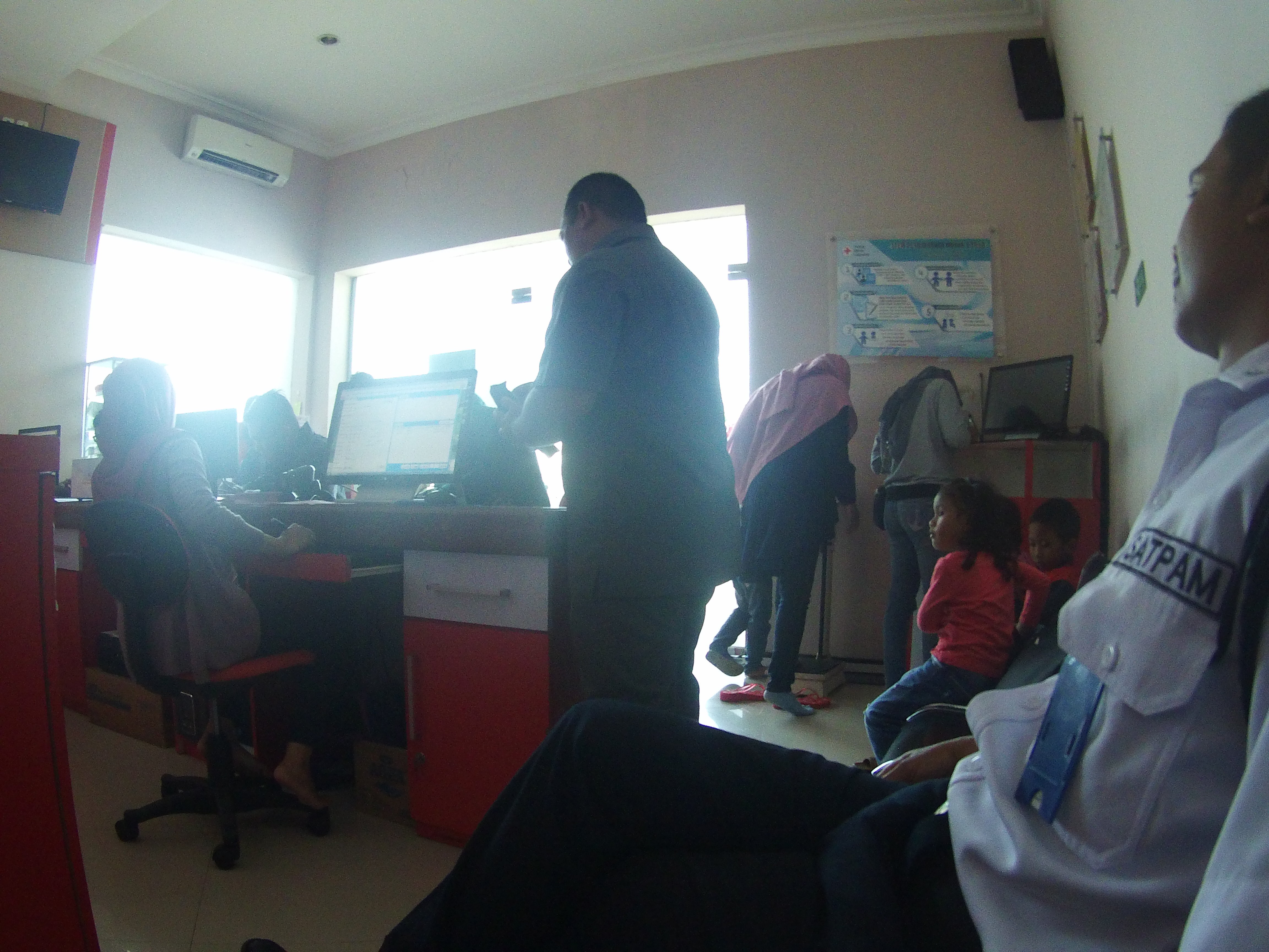 Satpam pun ikut donor