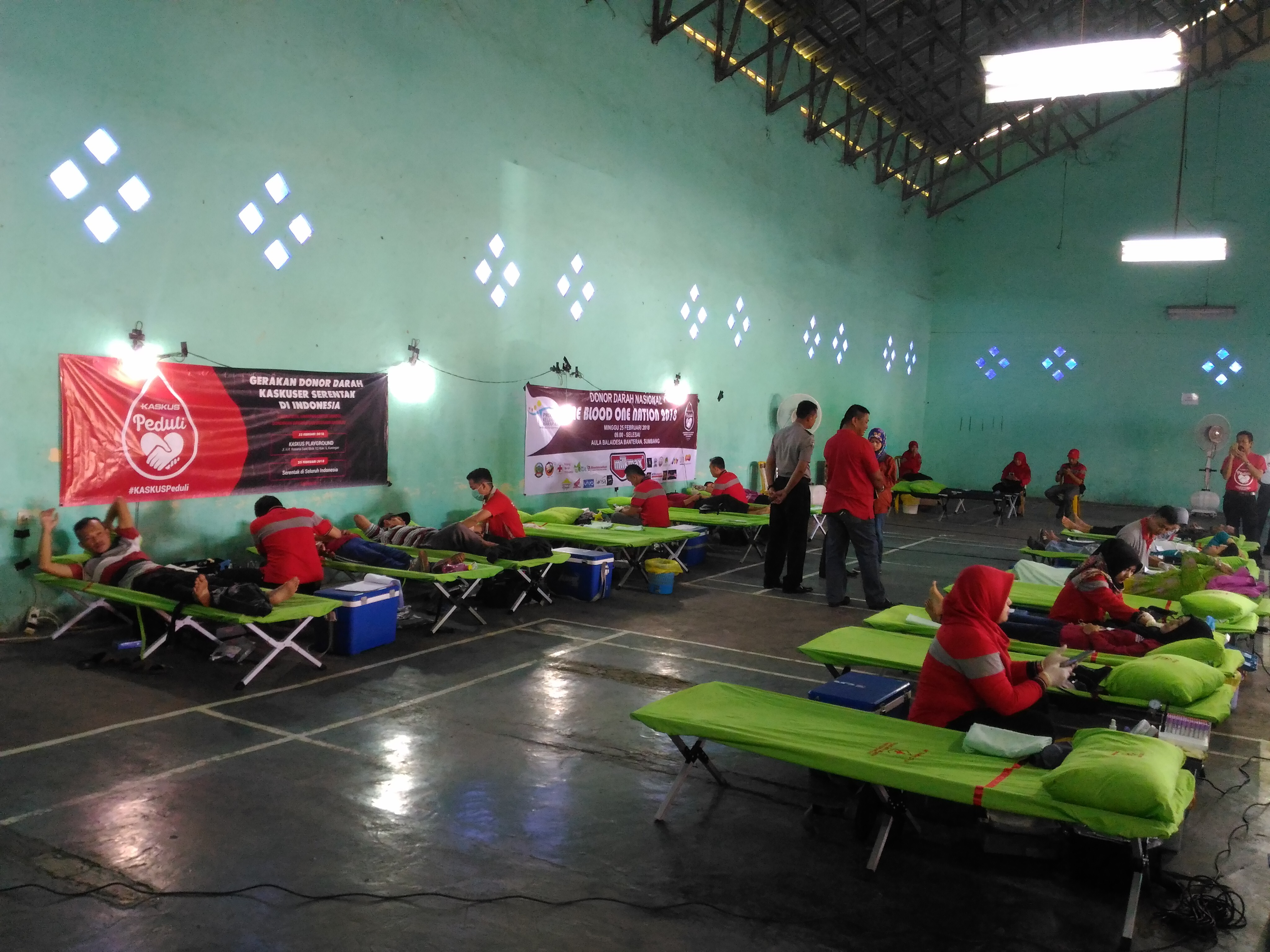 Suasana Donor Darah