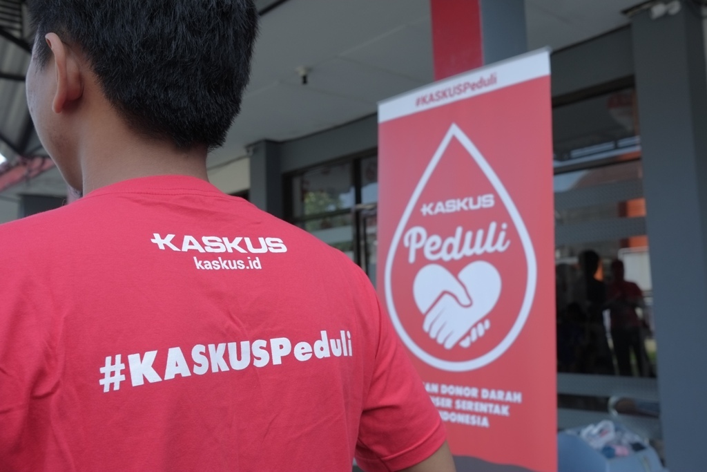 kaos dan banner donor darah kaskus peduli
