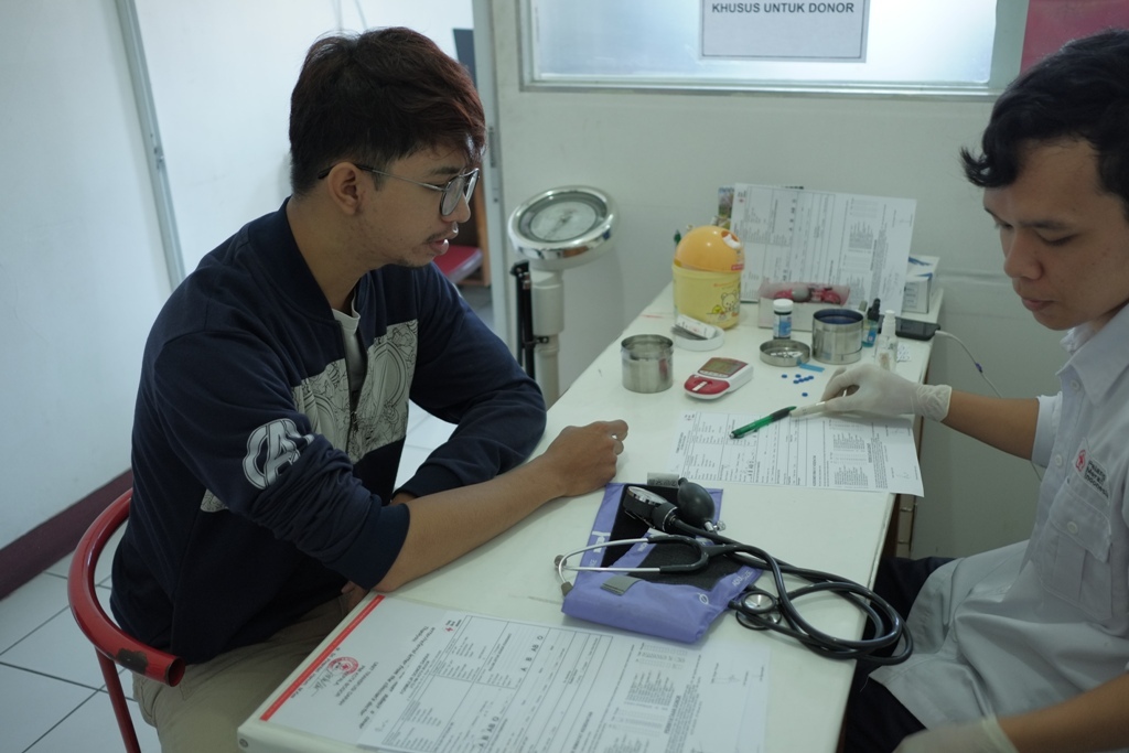 cek sebelum donor