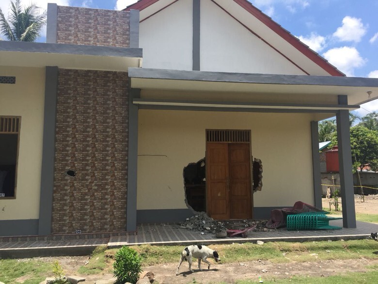 Kapel yang dirusak di Ogan Ilir