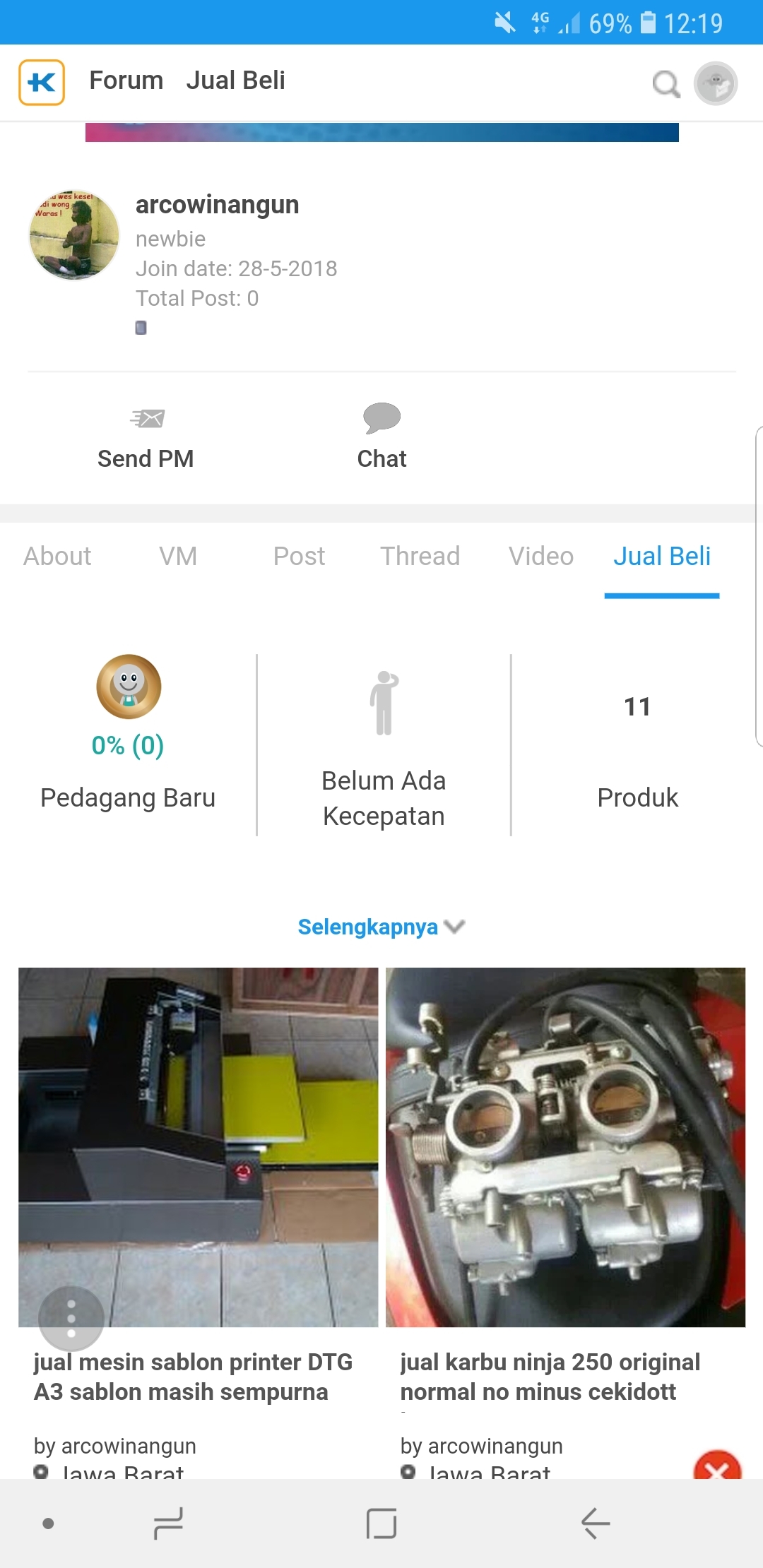 Kena tipu di kaskus msh hangat2nya td malam 