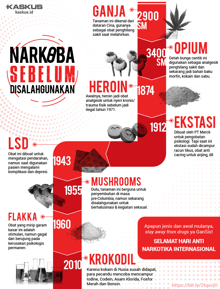 Narkoba Sebelum Disalahgunakan