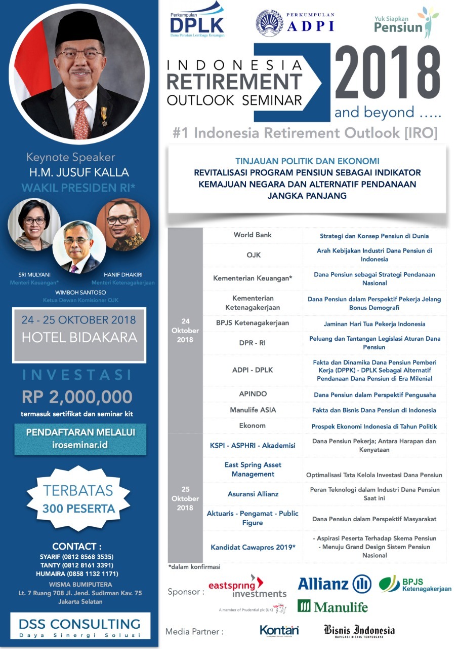 #1 Indonesia Retirement Outlook (IRO) 2018; Revitalisasi Program Pensiun 