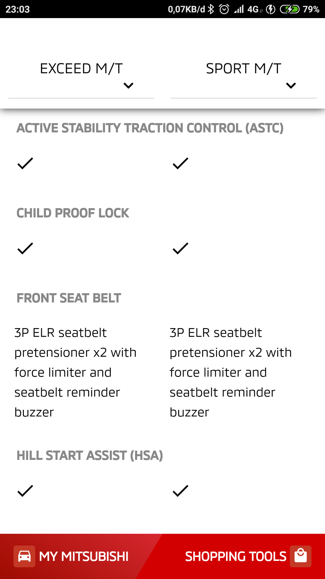 XP sport Mt Vs exceed Mt