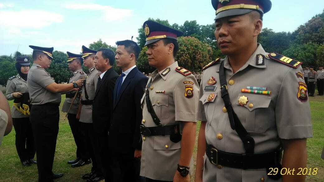 Surat kapolda Sumsel Perintahkan Empat PJU Polres Banyuasin di Sertijab