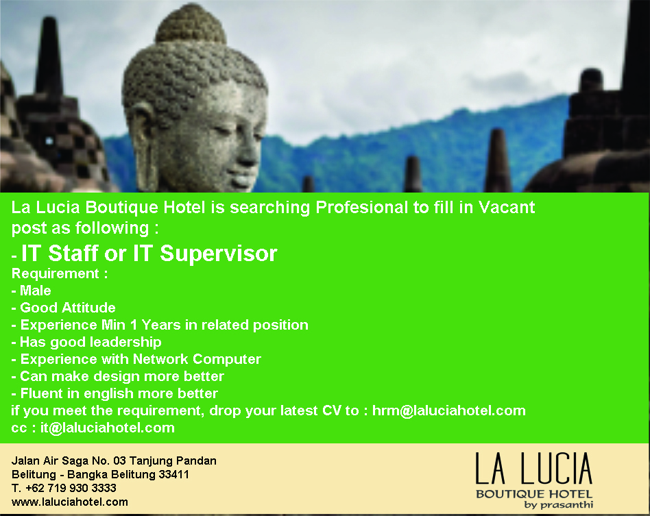 IT La Lucia Boutique Hotel Belitung