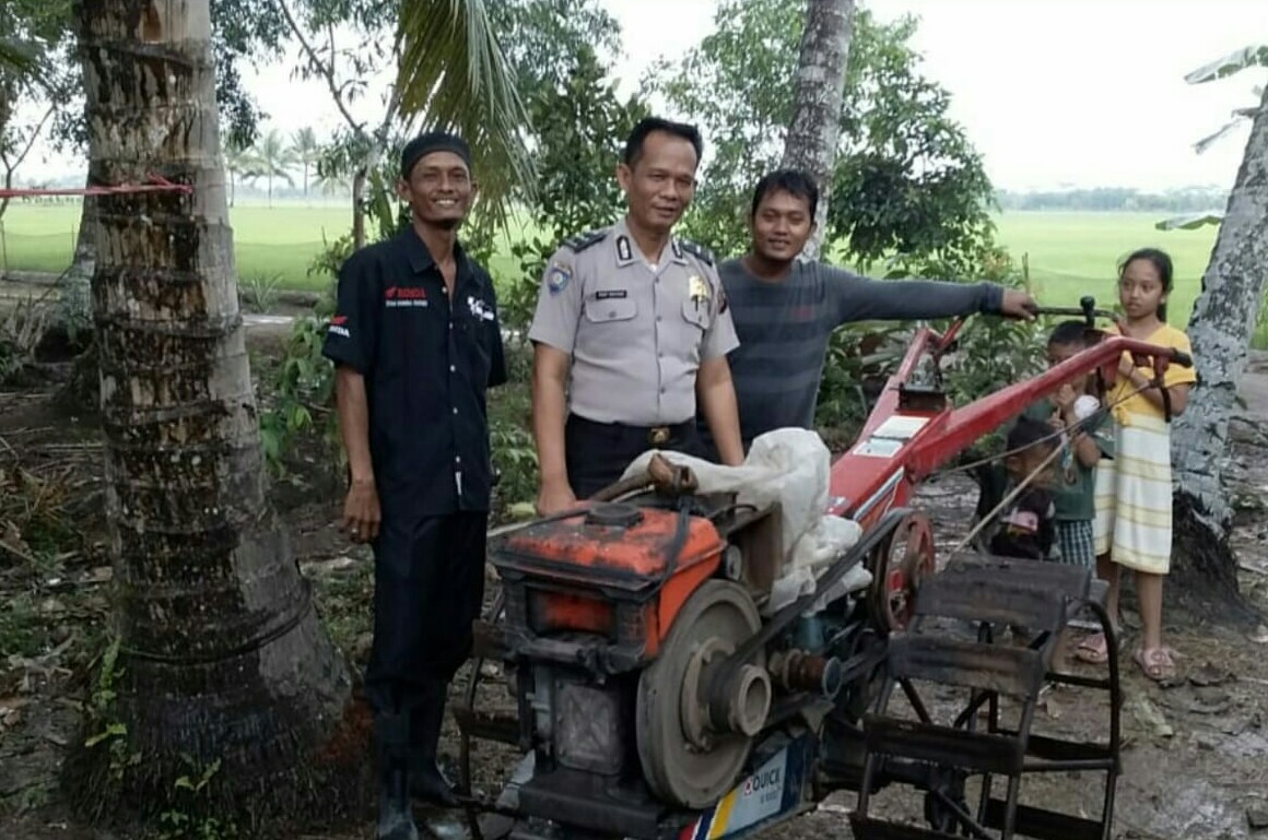 Kanit Binmas Polsek Muara Telang Sampaikan Pesan kamtibmas