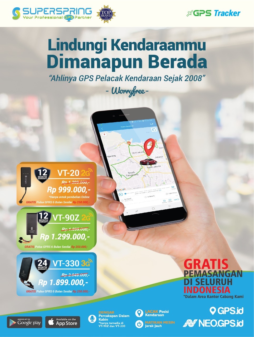 GPS TRACKER SUPERSPRING