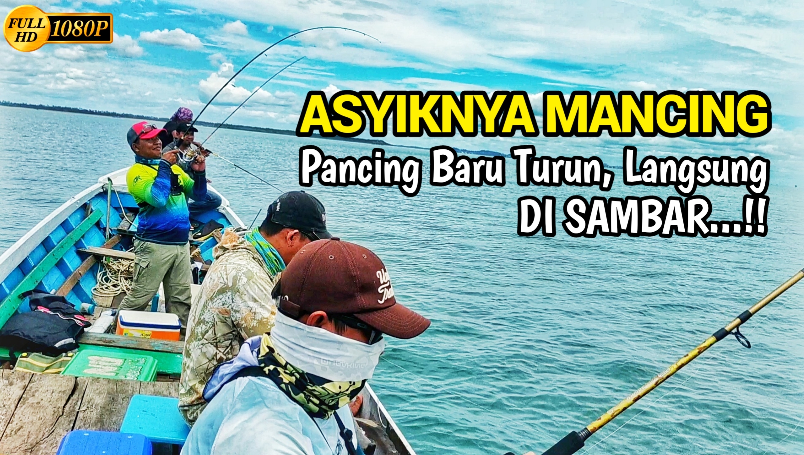 ASYIK NYA MANCING DILAUT, Bagi yang hobi Mancing di Tonton ya