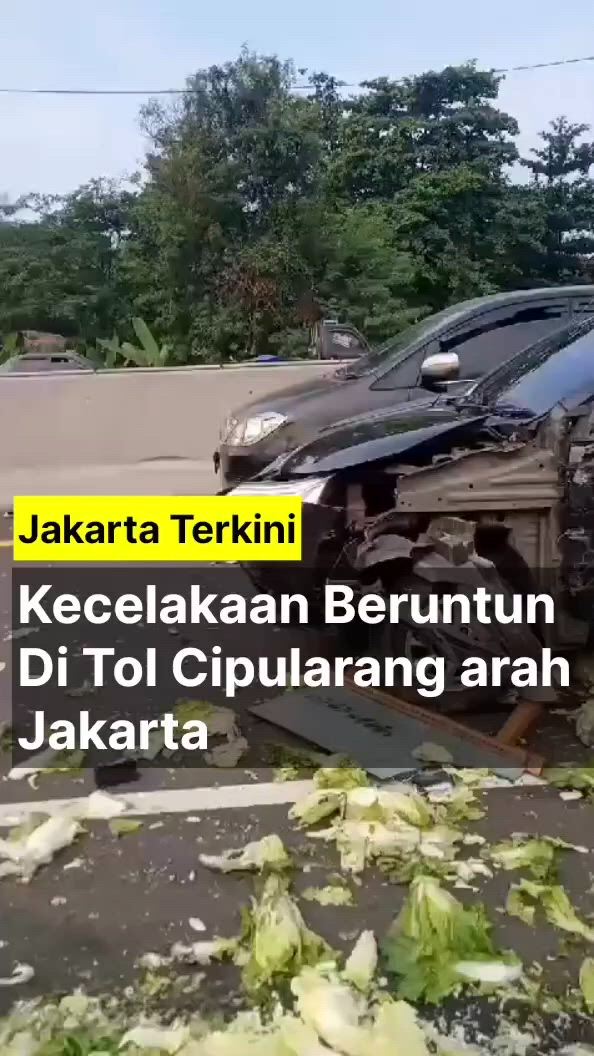 Kecelakaan Beruntun Di Tol Cipularang KM 86 Arah Jakarta 10/07/2024 ...